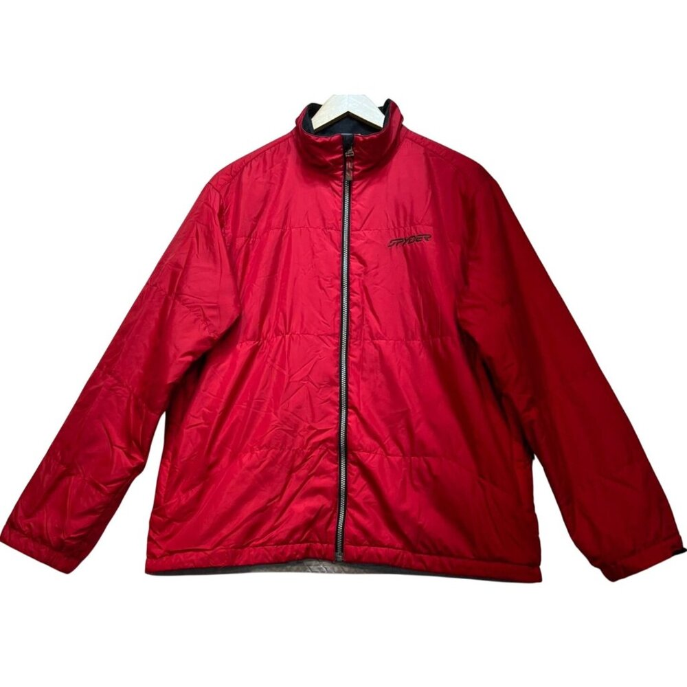 Spyder Rebel Men's Insulator Lightweight Zip Up Jacket Long Sleeve Size L Red